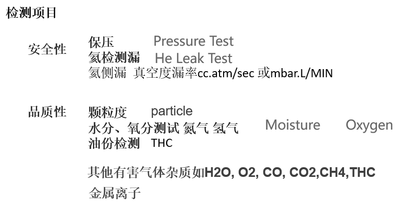 檢測項目